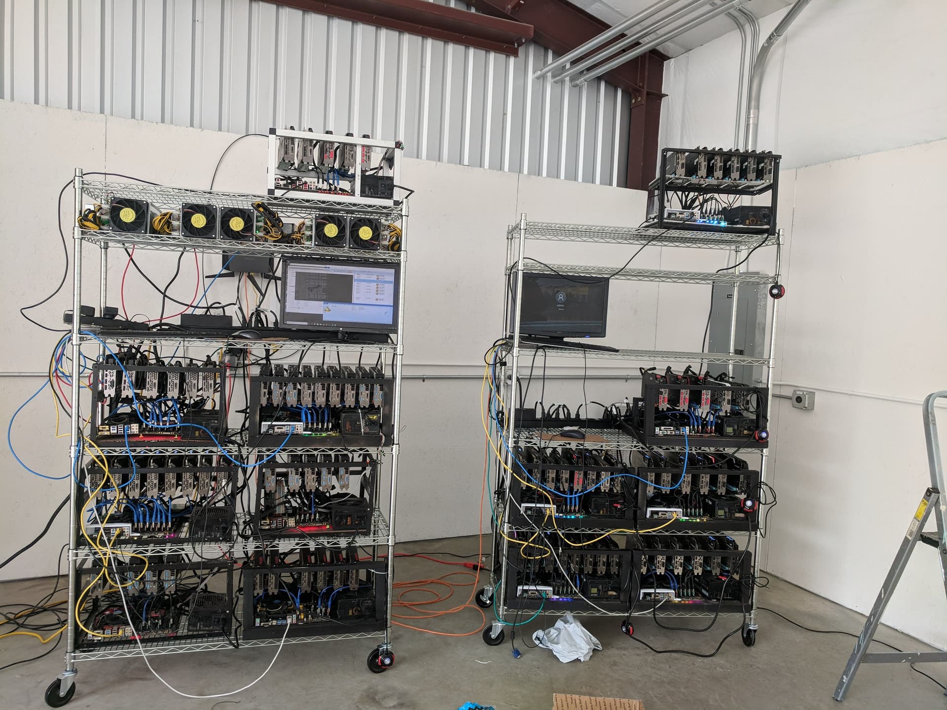 Bitcoin mining rigs — 2016